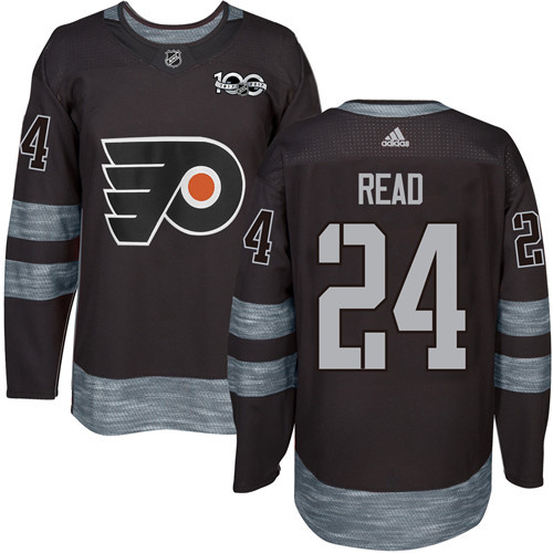 Adidas Flyers #24 Matt Read Black 1917-2017 100th Anniversary Stitched NHL Jersey Adidas Flyers #24 Matt Read Black 1917-2017 100th Anniversary Stitched NHL Jersey