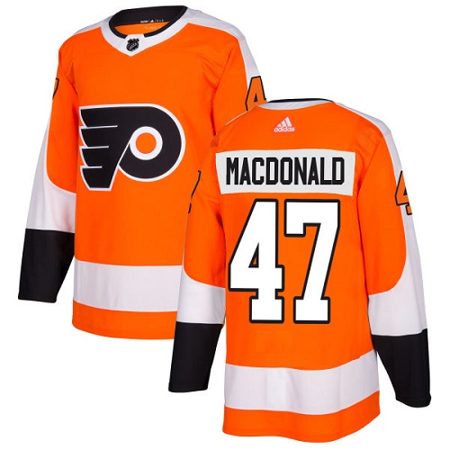 Adidas Flyers #47 Andrew MacDonald Orange Home Authentic Stitched NHL Jersey Adidas Flyers #47 Andrew MacDonald Orange Home Authentic Stitched NHL Jersey