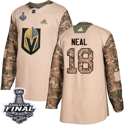 Adidas Golden Knights #18 James Neal Camo Authentic 2017 Veterans Day 2018 Stanley Cup Final Stitched Youth NHL Jersey Adidas Golden Knights #18 James Neal Camo Authentic 2017 Veterans Day 2018 Stanley Cup Final Stitched Youth NHL Jersey