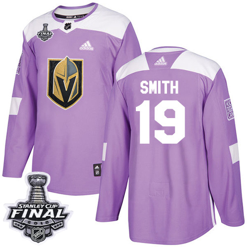 Adidas Golden Knights #19 Reilly Smith Purple Authentic Fights Cancer 2018 Stanley Cup Final Stitched Youth NHL Jersey Adidas Golden Knights #19 Reilly Smith Purple Authentic Fights Cancer 2018 Stanley Cup Final Stitched Youth NHL Jersey