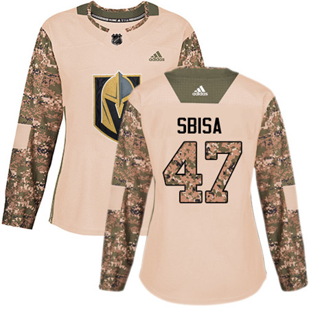 Adidas Golden Knights #47 Luca Sbisa Camo Authentic 2017 Veterans Day Women's Stitched NHL Jersey Adidas Golden Knights #47 Luca Sbisa Camo Authentic 2017 Veterans Day Women's Stitched NHL Jersey