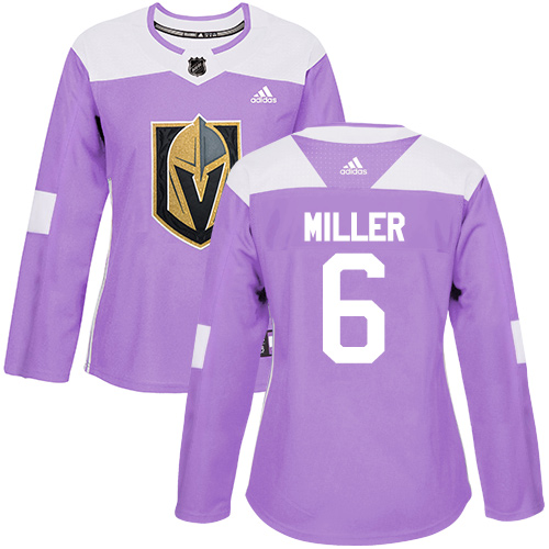 Adidas Golden Knights #6 Colin Miller Purple Authentic Fights Cancer Women's Stitched NHL Jersey Adidas Golden Knights #6 Colin Miller Purple Authentic Fights Cancer Women's Stitched NHL Jersey