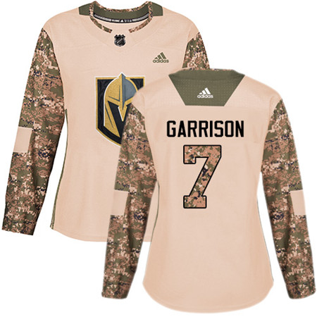 Adidas Golden Knights #7 Jason Garrison Camo Authentic 2017 Veterans Day Women's Stitched NHL Jersey Adidas Golden Knights #7 Jason Garrison Camo Authentic 2017 Veterans Day Women's Stitched NHL Jersey