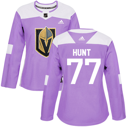 Adidas Golden Knights #77 Brad Hunt Purple Authentic Fights Cancer Women's Stitched NHL Jersey Adidas Golden Knights #77 Brad Hunt Purple Authentic Fights Cancer Women's Stitched NHL Jersey