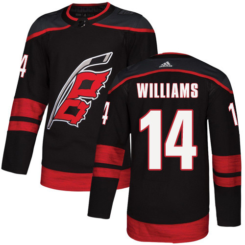 Adidas Hurricanes #14 Justin Williams Black Alternate Authentic Stitched NHL Jersey Adidas Hurricanes #14 Justin Williams Black Alternate Authentic Stitched NHL Jersey