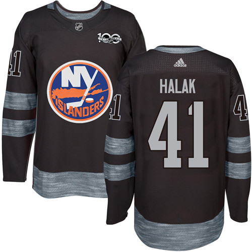 Adidas Islanders #41 Jaroslav Halak Black 1917-2017 100th Anniversary Stitched NHL Jersey Adidas Islanders #41 Jaroslav Halak Black 1917-2017 100th Anniversary Stitched NHL Jersey