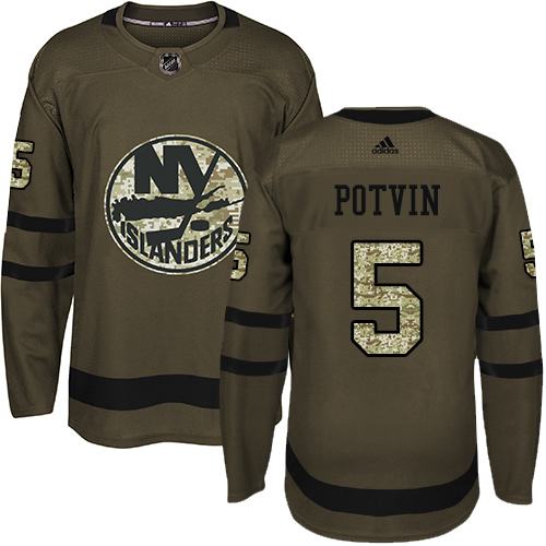 Adidas Islanders #5 Denis Potvin Green Salute to Service Stitched NHL Jersey Adidas Islanders #5 Denis Potvin Green Salute to Service Stitched NHL Jersey