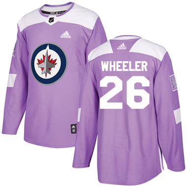 Adidas Jets #26 Blake Wheeler Purple Authentic Fights Cancer Stitched NHL Jersey Adidas Jets #26 Blake Wheeler Purple Authentic Fights Cancer Stitched NHL Jersey