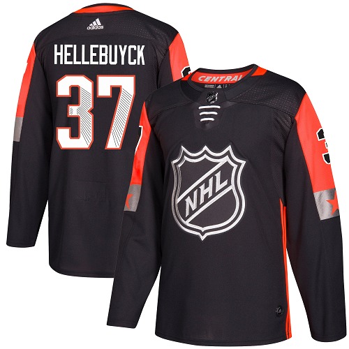 Adidas Jets #37 Connor Hellebuyck Black 2018 All-Star Central Division Authentic Stitched NHL Jersey Adidas Jets #37 Connor Hellebuyck Black 2018 All-Star Central Division Authentic Stitched NHL Jersey