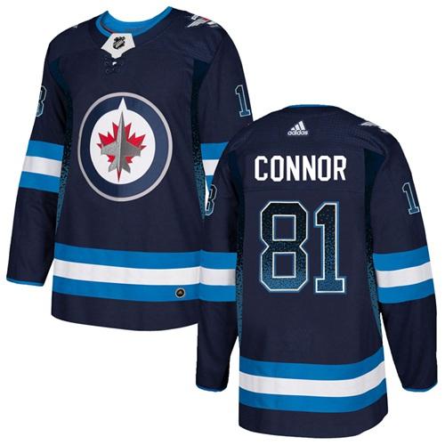 Adidas Jets #81 Kyle Connor Navy Blue Home Authentic Drift Fashion Stitched NHL Jersey Adidas Jets #81 Kyle Connor Navy Blue Home Authentic Drift Fashion Stitched NHL Jersey