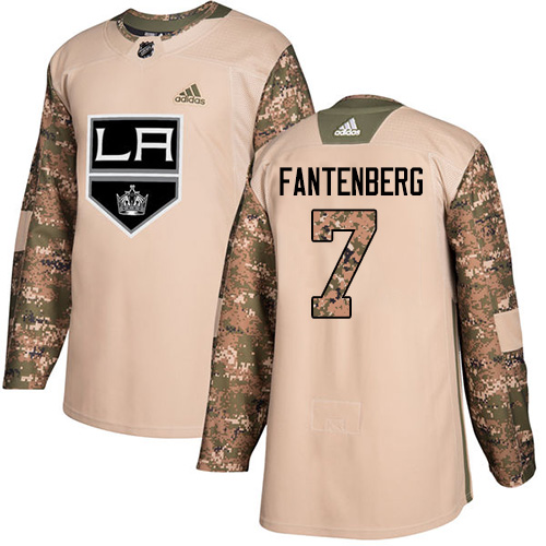 Adidas Kings #7 Oscar Fantenberg Camo Authentic 2017 Veterans Day Stitched NHL Jersey Adidas Kings #7 Oscar Fantenberg Camo Authentic 2017 Veterans Day Stitched NHL Jersey