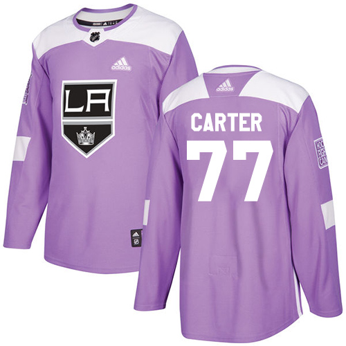 Adidas Kings #77 Jeff Carter Purple Authentic Fights Cancer Stitched NHL Jersey Adidas Kings #77 Jeff Carter Purple Authentic Fights Cancer Stitched NHL Jersey