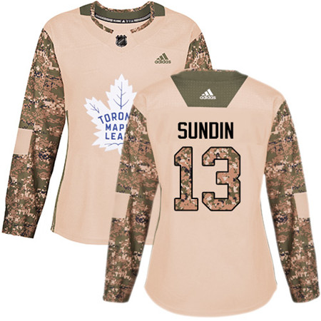 Adidas Maple Leafs #13 Mats Sundin Camo Authentic 2017 Veterans Day Women's Stitched NHL Jersey Adidas Maple Leafs #13 Mats Sundin Camo Authentic 2017 Veterans Day Women's Stitched NHL Jersey