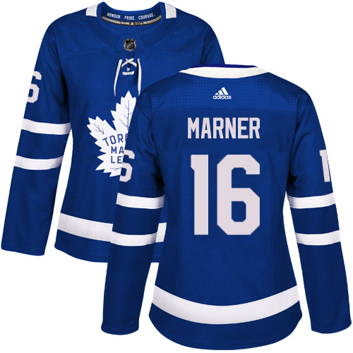 Adidas Maple Leafs #16 Mitchell Marner Blue Home Authentic Women's Stitched NHL Jersey Adidas Maple Leafs #16 Mitchell Marner Blue Home Authentic Women's Stitched NHL Jersey