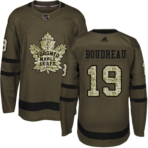 Adidas Maple Leafs #19 Bruce Boudreau Green Salute to Service Stitched NHL Jersey Adidas Maple Leafs #19 Bruce Boudreau Green Salute to Service Stitched NHL Jersey