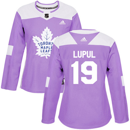 Adidas Maple Leafs #19 Joffrey Lupul Purple Authentic Fights Cancer Women's Stitched NHL Jersey Adidas Maple Leafs #19 Joffrey Lupul Purple Authentic Fights Cancer Women's Stitched NHL Jersey