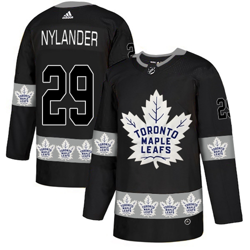Adidas Maple Leafs #29 William Nylander Black Authentic Team Logo Fashion Stitched NHL Jersey Adidas Maple Leafs #29 William Nylander Black Authentic Team Logo Fashion Stitched NHL Jersey