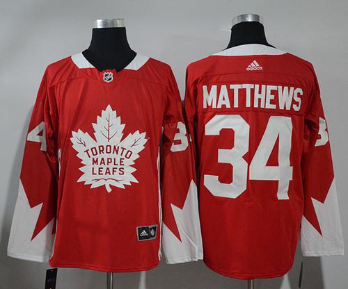 Adidas Maple Leafs #34 Auston Matthews Red Team Canada Authentic Stitched NHL Jersey Adidas Maple Leafs #34 Auston Matthews Red Team Canada Authentic Stitched NHL Jersey
