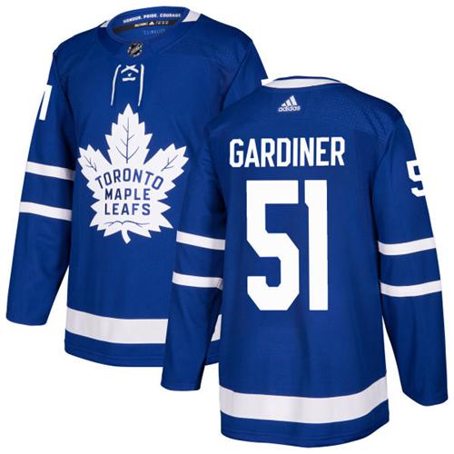 Adidas Maple Leafs #51 Jake Gardiner Blue Home Authentic Stitched NHL Jersey Adidas Maple Leafs #51 Jake Gardiner Blue Home Authentic Stitched NHL Jersey