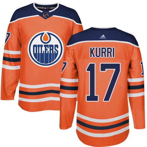 Adidas Oilers #17 Jari Kurri Orange Home Authentic Stitched NHL Jersey Adidas Oilers #17 Jari Kurri Orange Home Authentic Stitched NHL Jersey