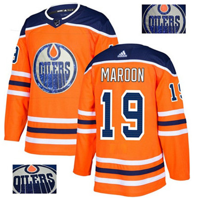 Adidas Oilers #19 Patrick Maroon Orange Home Authentic Fashion Gold Stitched NHL Jersey Adidas Oilers #19 Patrick Maroon Orange Home Authentic Fashion Gold Stitched NHL Jersey