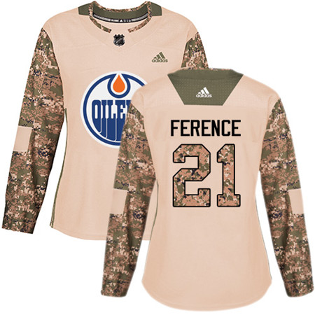 Adidas Oilers #21 Andrew Ference Camo Authentic 2017 Veterans Day Women's Stitched NHL Jersey Adidas Oilers #21 Andrew Ference Camo Authentic 2017 Veterans Day Women's Stitched NHL Jersey