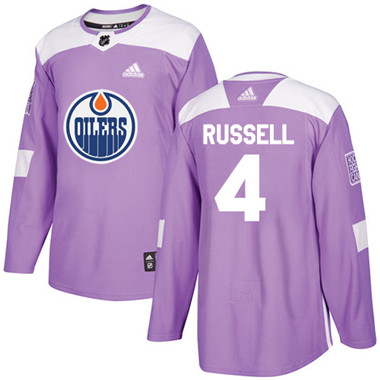 Adidas Oilers #4 Kris Russell Purple Authentic Fights Cancer Stitched NHL Jersey Adidas Oilers #4 Kris Russell Purple Authentic Fights Cancer Stitched NHL Jersey