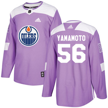 Adidas Oilers #56 Kailer Yamamoto Purple Authentic Fights Cancer Stitched NHL Jersey Adidas Oilers #56 Kailer Yamamoto Purple Authentic Fights Cancer Stitched NHL Jersey