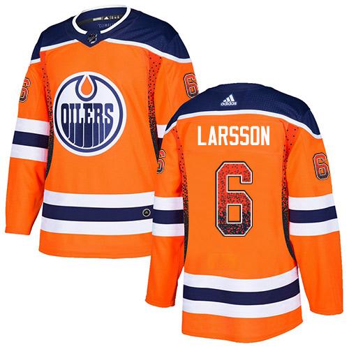 Adidas Oilers #6 Adam Larsson Orange Home Authentic Drift Fashion Stitched NHL Jersey Adidas Oilers #6 Adam Larsson Orange Home Authentic Drift Fashion Stitched NHL Jersey