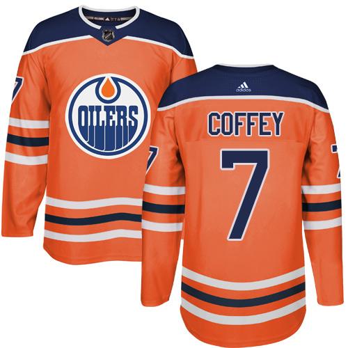 Adidas Oilers #7 Paul Coffey Orange Home Authentic Stitched NHL Jersey Adidas Oilers #7 Paul Coffey Orange Home Authentic Stitched NHL Jersey