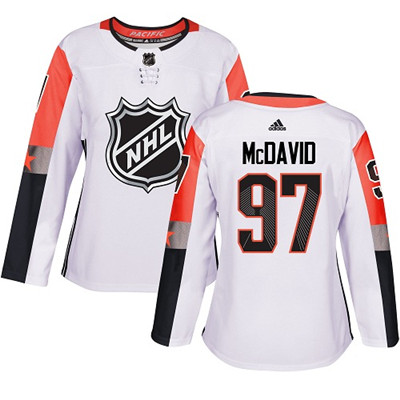 Adidas Oilers #97 Connor McDavid White 2018 All-Star Pacific Division Authentic Women's Stitched NHL Jersey Adidas Oilers #97 Connor McDavid White 2018 All-Star Pacific Division Authentic Women's Stitched NHL Jersey