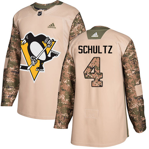 Adidas Penguins #4 Justin Schultz Camo Authentic 2017 Veterans Day Stitched NHL Jersey Adidas Penguins #4 Justin Schultz Camo Authentic 2017 Veterans Day Stitched NHL Jersey