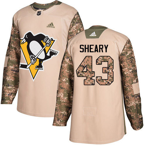 Adidas Penguins #43 Conor Sheary Camo Authentic 2017 Veterans Day Stitched NHL Jersey Adidas Penguins #43 Conor Sheary Camo Authentic 2017 Veterans Day Stitched NHL Jersey