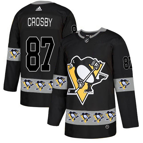 Adidas Penguins #87 Sidney Crosby Black Authentic Team Logo Fashion Stitched NHL Jersey Adidas Penguins #87 Sidney Crosby Black Authentic Team Logo Fashion Stitched NHL Jersey