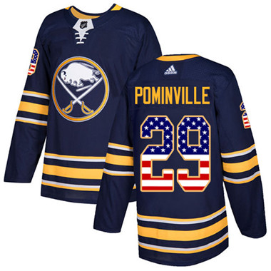 Adidas Sabres #29 Jason Pominville Navy Blue Home Authentic USA Flag Youth Stitched NHL Jersey Adidas Sabres #29 Jason Pominville Navy Blue Home Authentic USA Flag Youth Stitched NHL Jersey