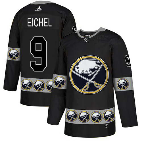 Adidas Sabres #9 Jack Eichel Black Authentic Team Logo Fashion Stitched NHL Jersey Adidas Sabres #9 Jack Eichel Black Authentic Team Logo Fashion Stitched NHL Jersey