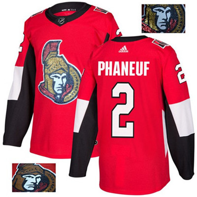 Adidas Senators #2 Dion Phaneuf Red Home Authentic Fashion Gold Stitched NHL Jersey Adidas Senators #2 Dion Phaneuf Red Home Authentic Fashion Gold Stitched NHL Jersey