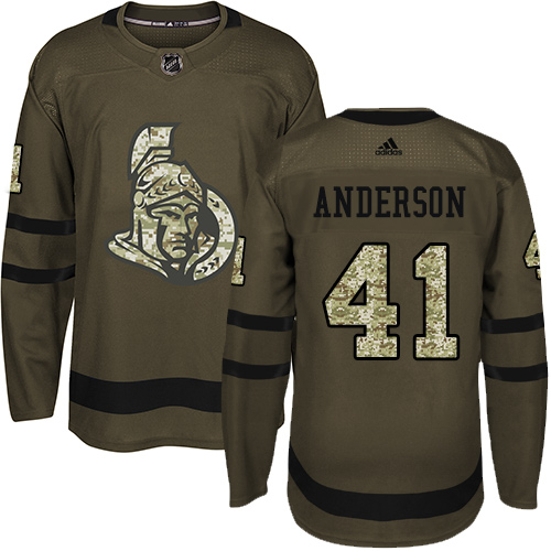 Adidas Senators #41 Craig Anderson Green Salute to Service Stitched NHL Jersey Adidas Senators #41 Craig Anderson Green Salute to Service Stitched NHL Jersey
