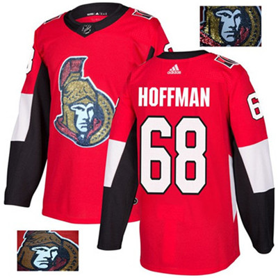 Adidas Senators #68 Mike Hoffman Red Home Authentic Fashion Gold Stitched NHL Jersey Adidas Senators #68 Mike Hoffman Red Home Authentic Fashion Gold Stitched NHL Jersey