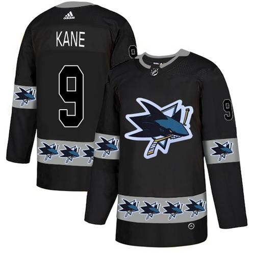 Adidas Sharks #9 Evander Kane Black Authentic Team Logo Fashion Stitched NHL Jersey Adidas Sharks #9 Evander Kane Black Authentic Team Logo Fashion Stitched NHL Jersey