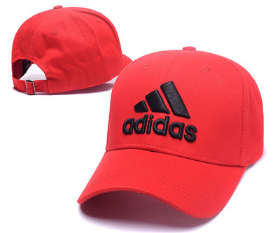 Adidas Sports Logo Red Adjustable Hat SG Adidas Sports Logo Red Adjustable Hat SG