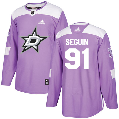 Adidas Stars #91 Tyler Seguin Purple Authentic Fights Cancer Stitched NHL Jersey Adidas Stars #91 Tyler Seguin Purple Authentic Fights Cancer Stitched NHL Jersey