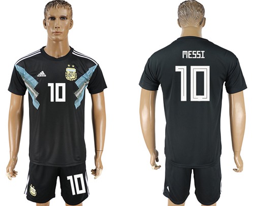 Argentina #10 Messi Away Soccer Country Jersey Argentina #10 Messi Away Soccer Country Jersey