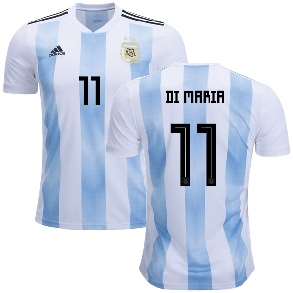 Argentina #11 Di Maria Home Kid Soccer Country Jersey Argentina #11 Di Maria Home Kid Soccer Country Jersey