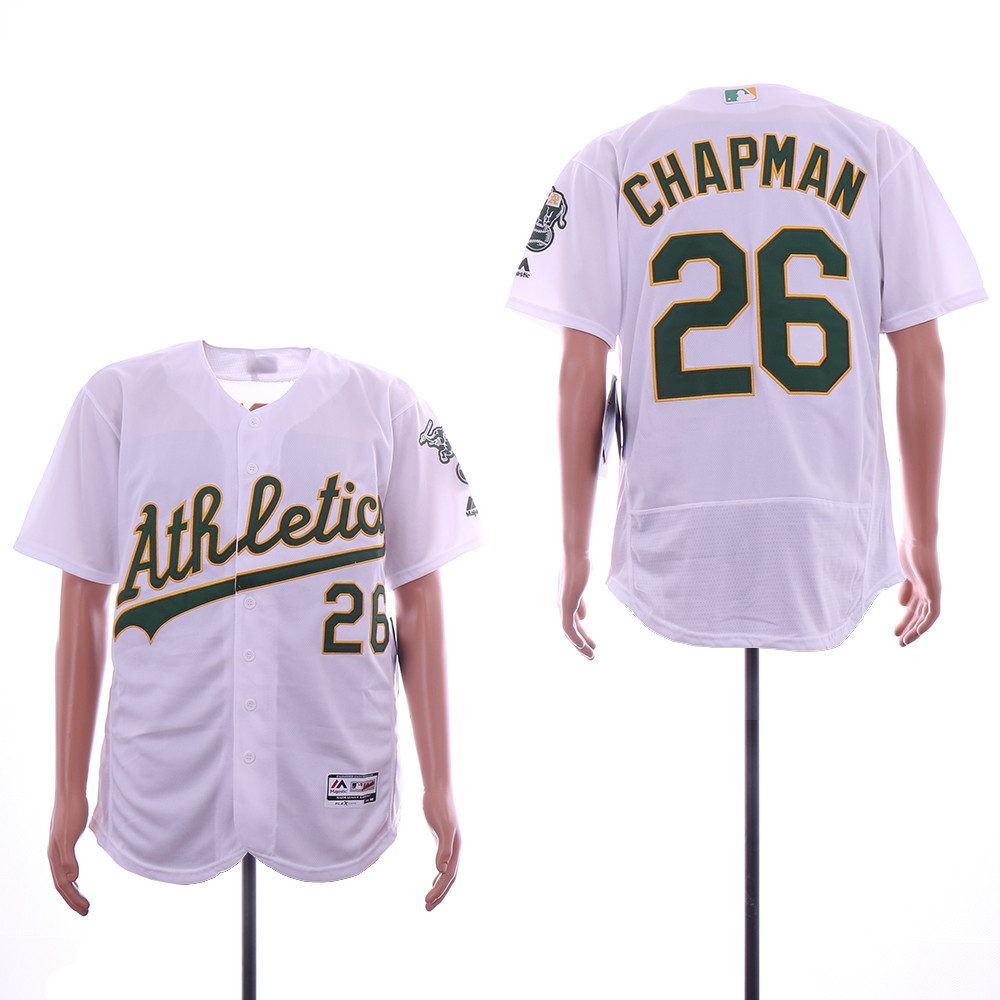 Athletics 26 Matt Chapman White Flexbase Jersey Athletics 26 Matt Chapman White Flexbase Jersey