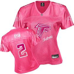 Atlanta Falcons #2 Ryan Pink Fem Fan Women Jerseys Atlanta Falcons #2 Ryan Pink Fem Fan Women Jerseys