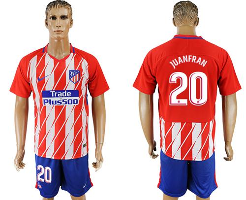 Atletico Madrid #20 Juanfran Home Soccer Club Jersey Atletico Madrid #20 Juanfran Home Soccer Club Jersey