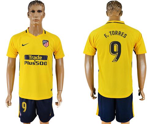 Atletico Madrid #9 F.Torres Away Soccer Club Jersey Atletico Madrid #9 F.Torres Away Soccer Club Jersey
