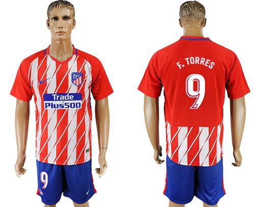 Atletico Madrid #9 F.Torres Home Soccer Club Jersey Atletico Madrid #9 F.Torres Home Soccer Club Jersey