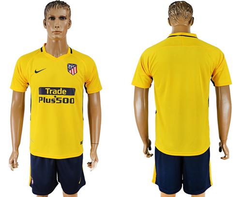 Atletico Madrid Blank Away Soccer Club Jersey Atletico Madrid Blank Away Soccer Club Jersey